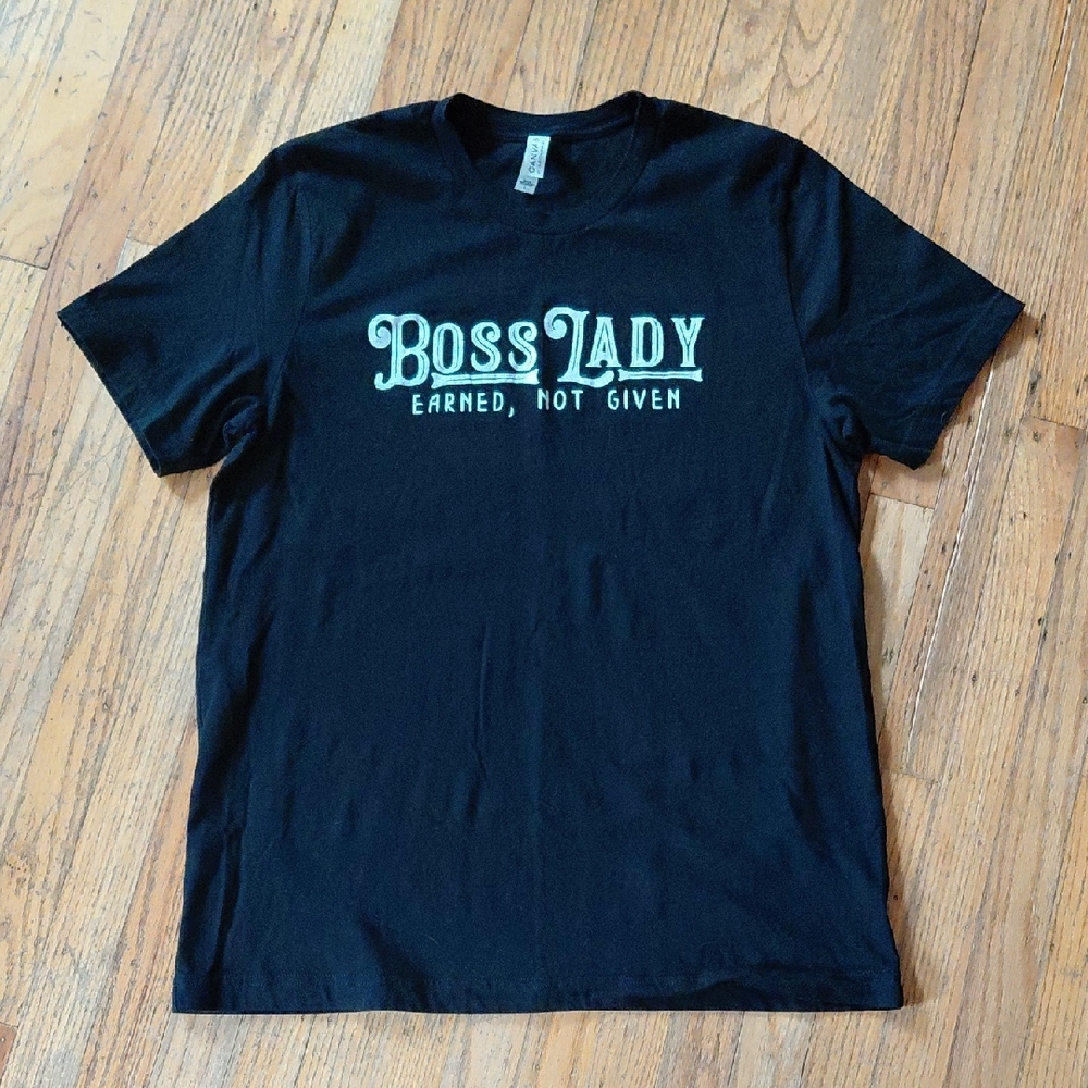 Bella Canvas Black 'Boss Lady' Tee